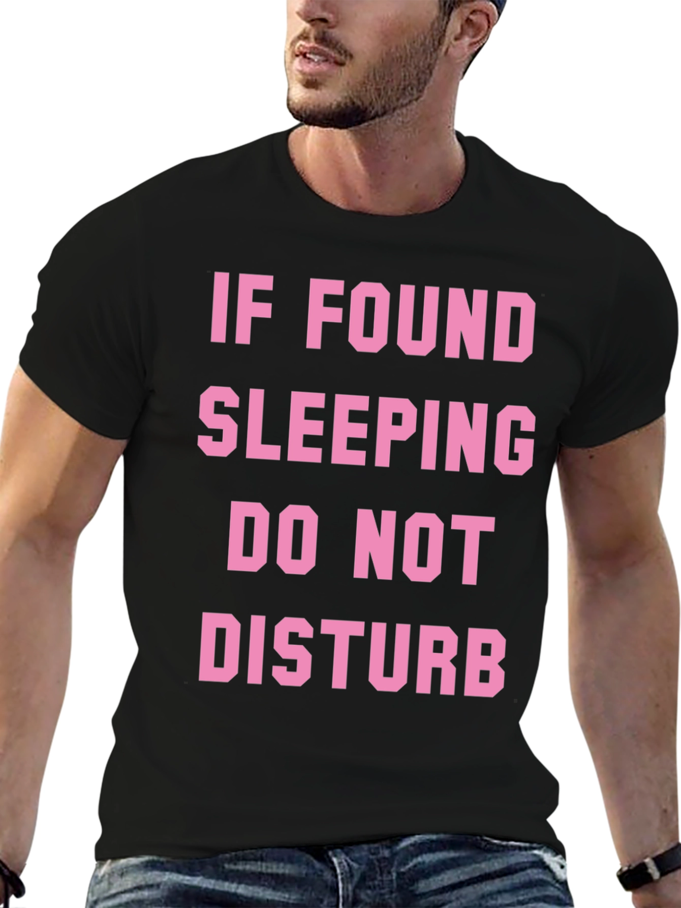 Funny Sleep Shirt: Do Not Disturb Graphic Tee