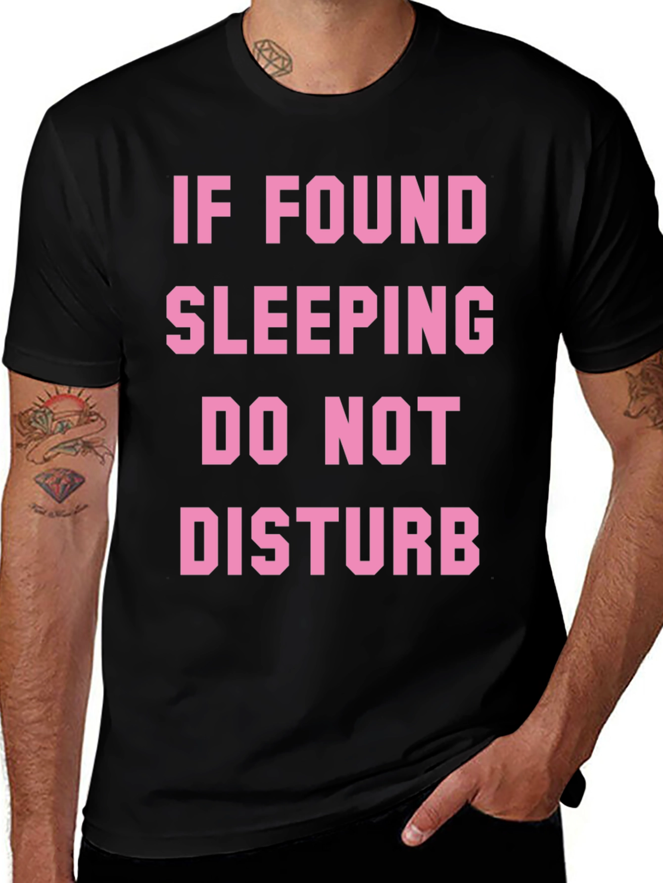 Funny Sleep Shirt: Do Not Disturb Graphic Tee