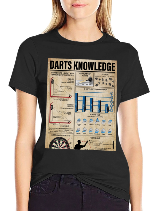 Darts Knowledge Graphic T-Shirt