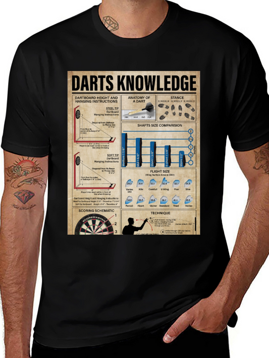 Darts Knowledge Graphic T-Shirt