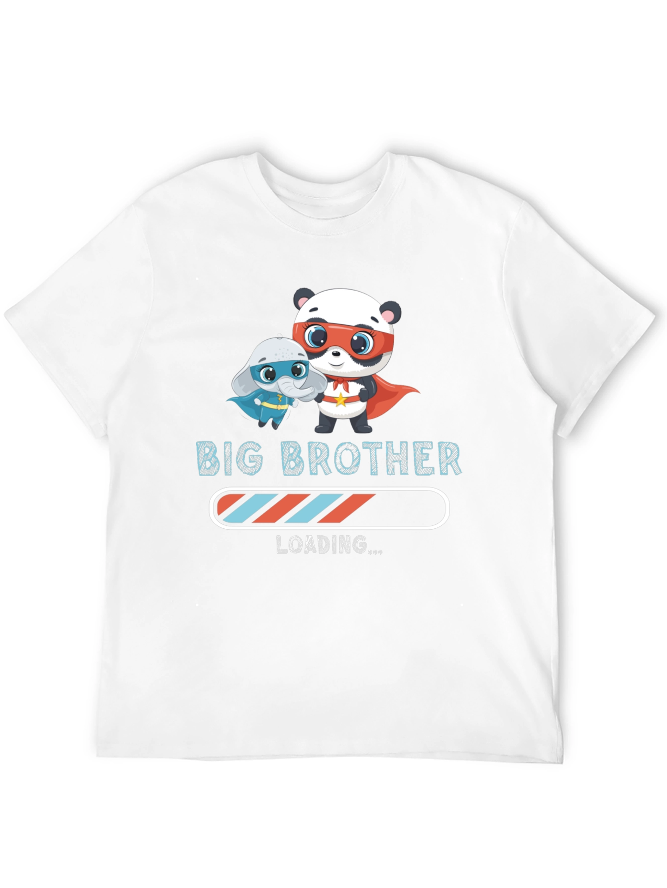 Big Brother Loading T-Shirt - Cute Superhero Design