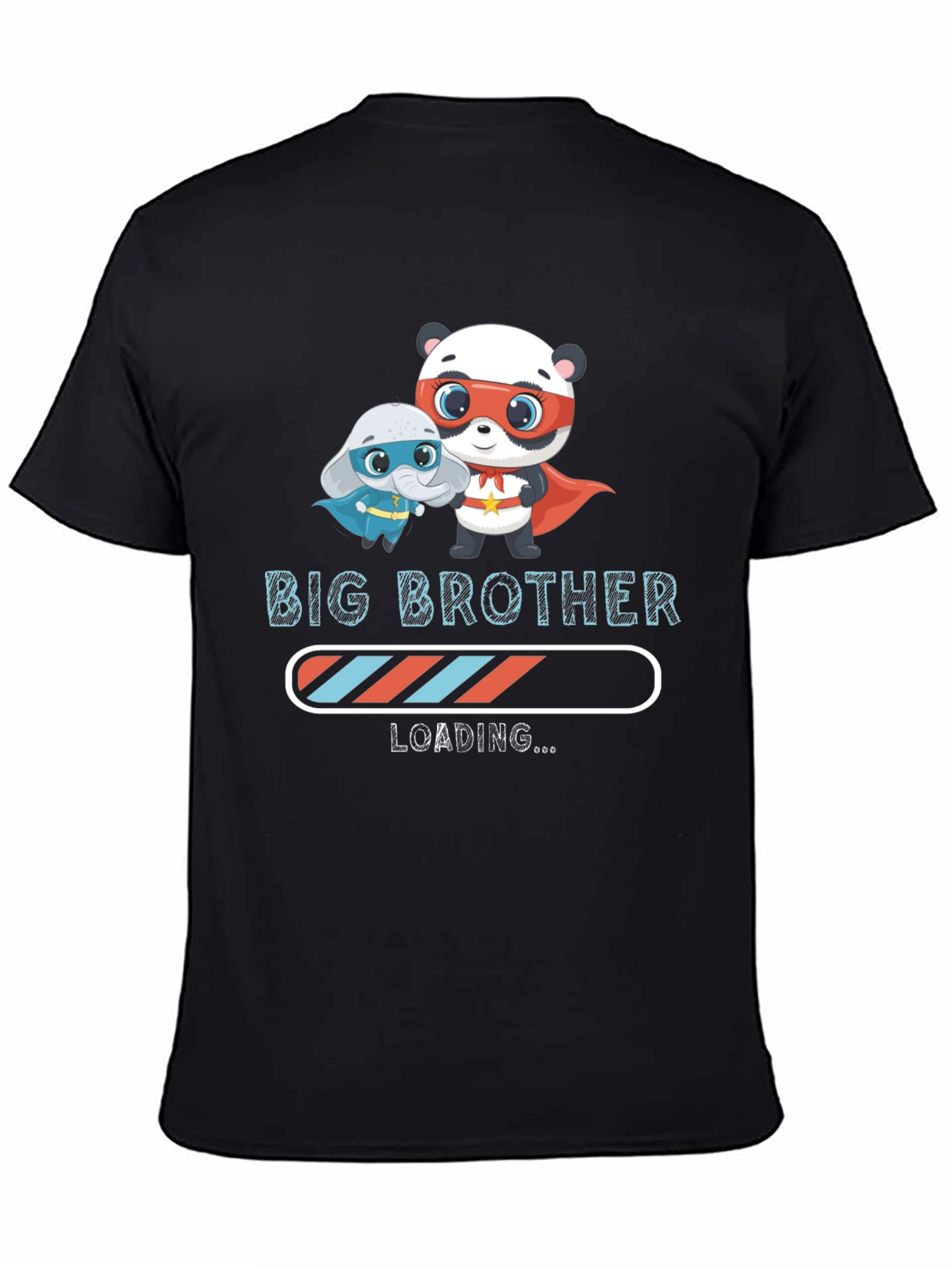 Big Brother Loading T-Shirt - Cute Superhero Design