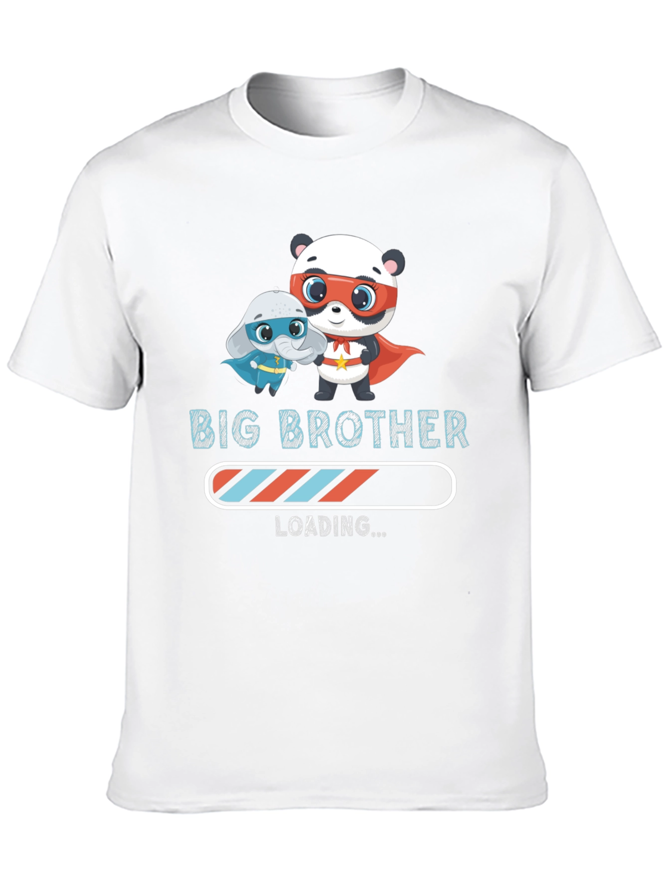 Big Brother Loading T-Shirt - Cute Superhero Design