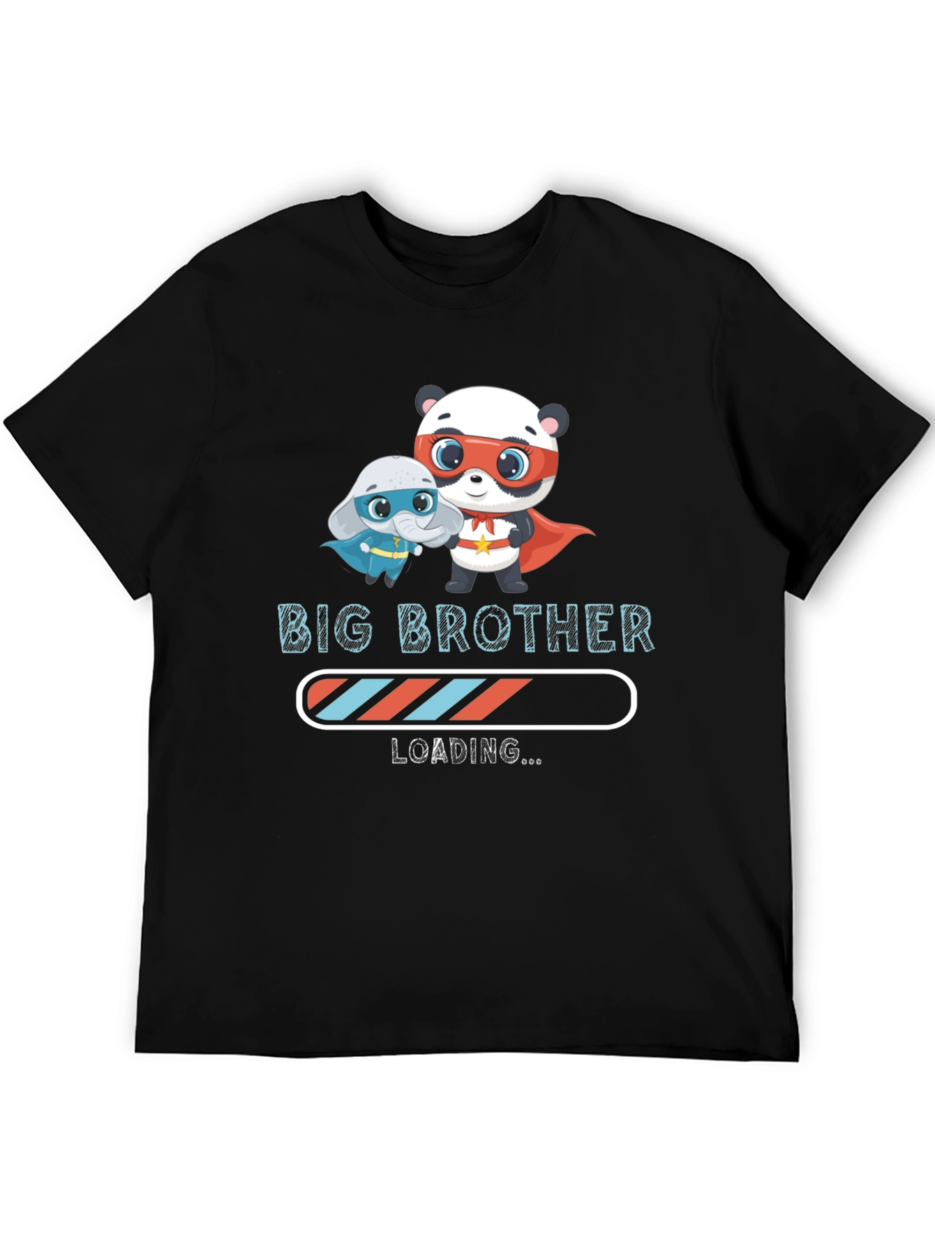 Big Brother Loading T-Shirt - Cute Superhero Design