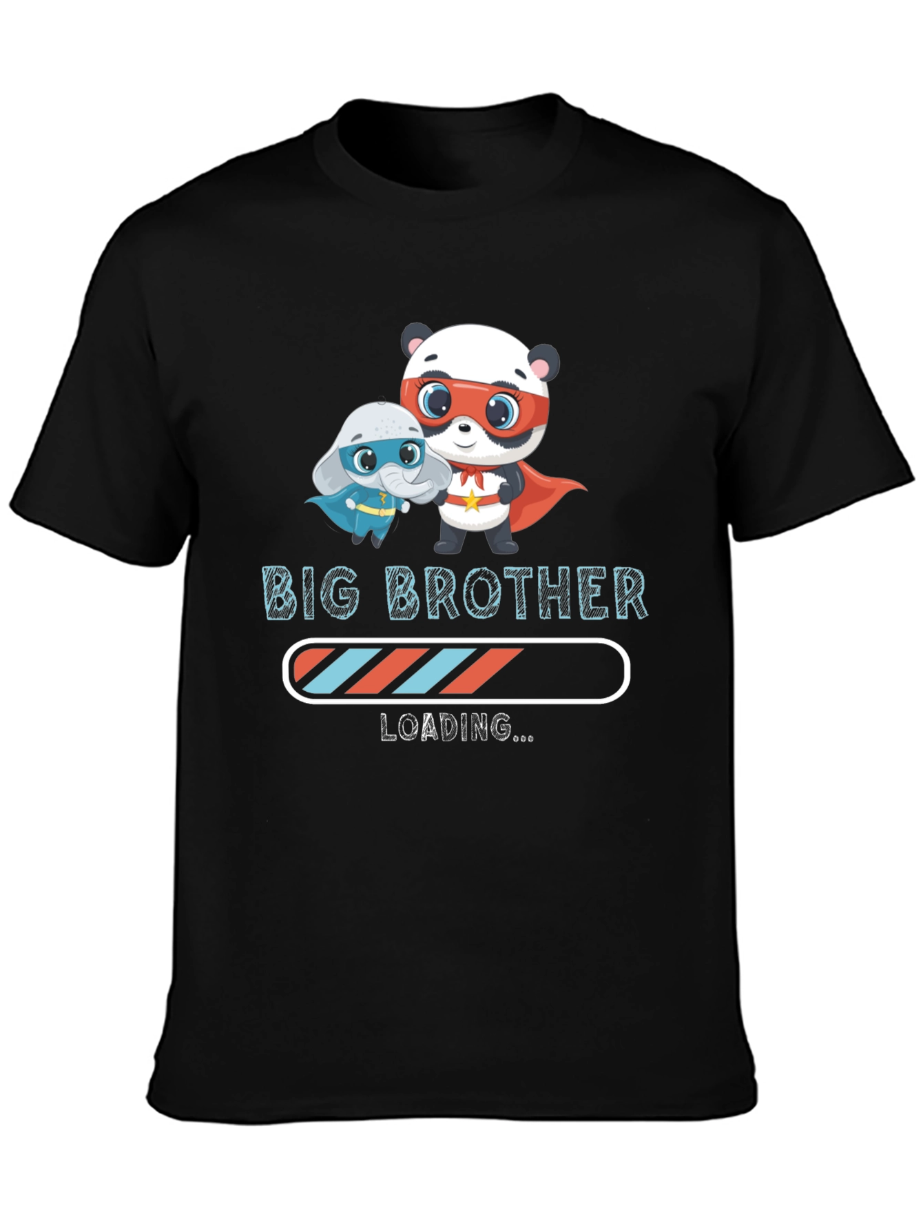 Big Brother Loading T-Shirt - Cute Superhero Design