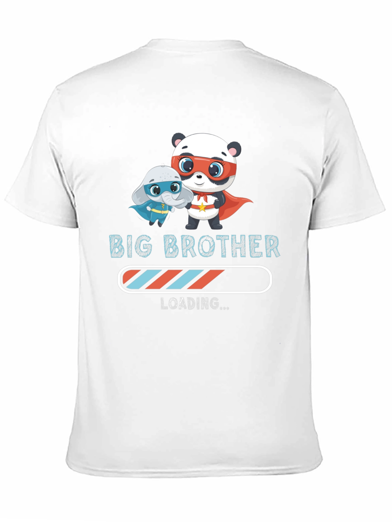 Big Brother Loading T-Shirt - Cute Superhero Design