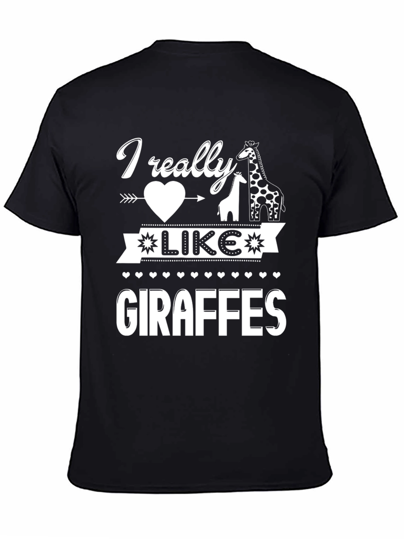 I Really Like Giraffes T-Shirt Fun Giraffe Lover Tee