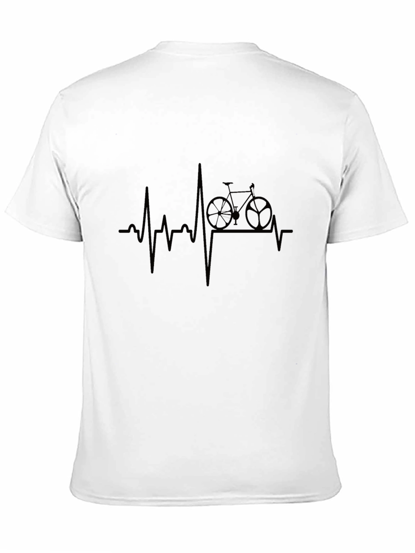 Cycling Heartbeat T-Shirt - Ride Your Passion