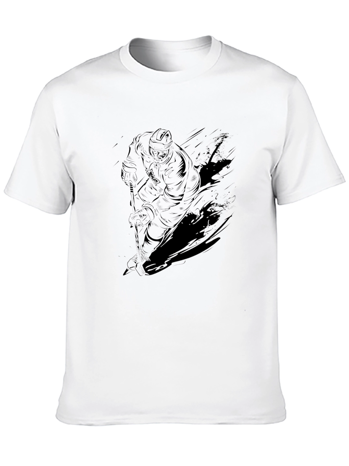 Skater Graphic T-Shirt - Solid Black