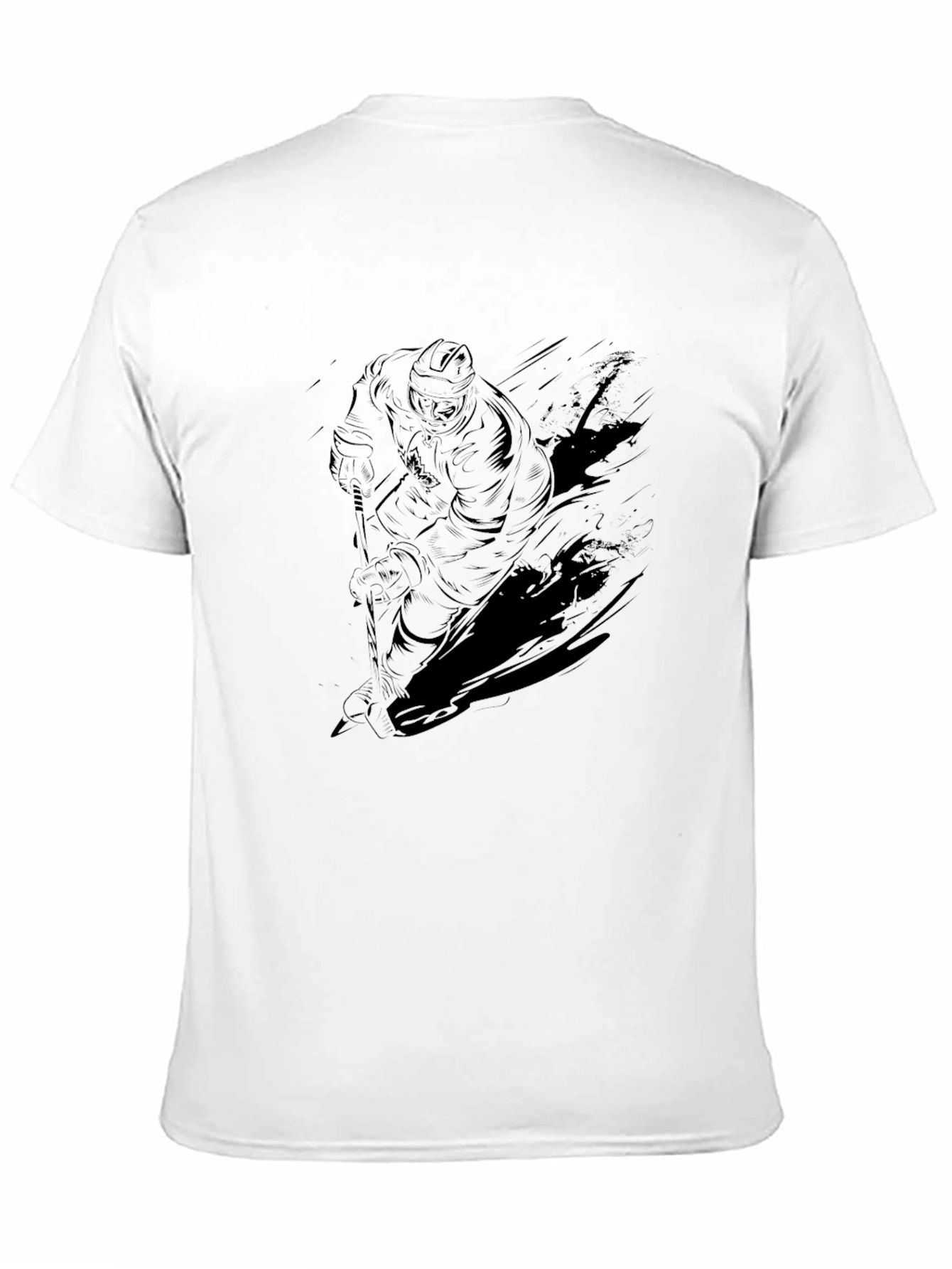 Skater Graphic T-Shirt - Solid Black