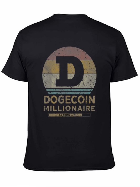 Dogecoin Millionaire T-Shirt - Vintage Style Crypto Tee