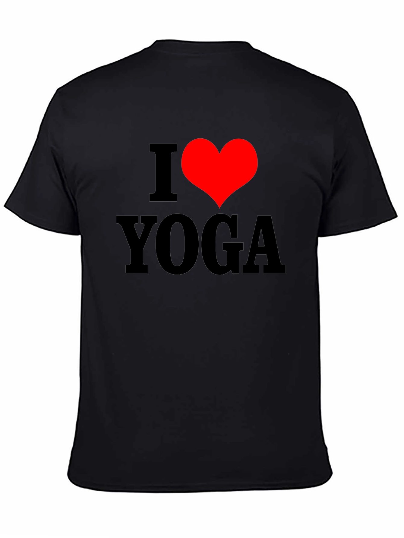 I Heart Yoga T-Shirt - Black