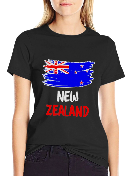 New Zealand Flag T-Shirt Graphic Tee