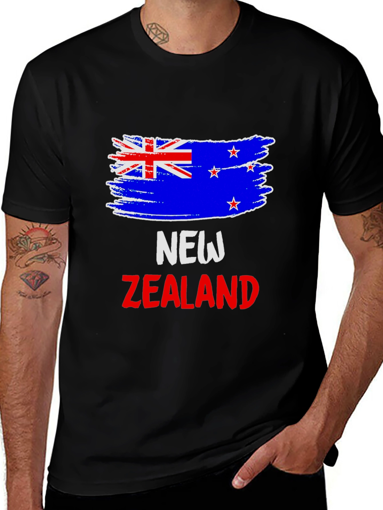 New Zealand Flag T-Shirt Graphic Tee