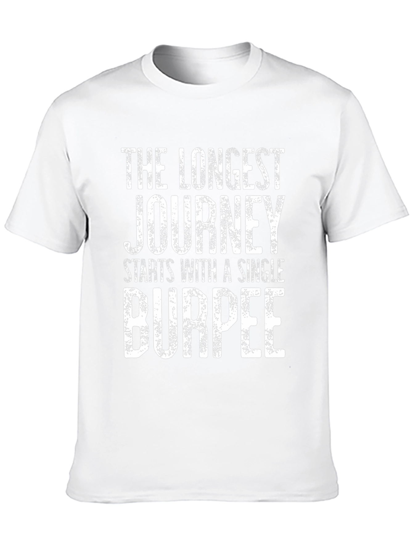Inspirational Workout T-Shirt: Burpee Journey