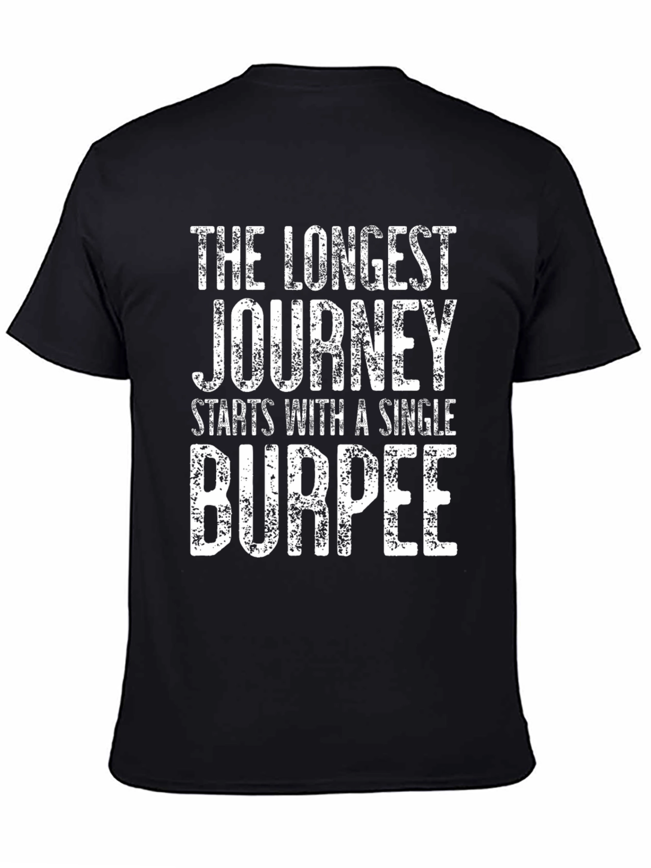Inspirational Workout T-Shirt: Burpee Journey