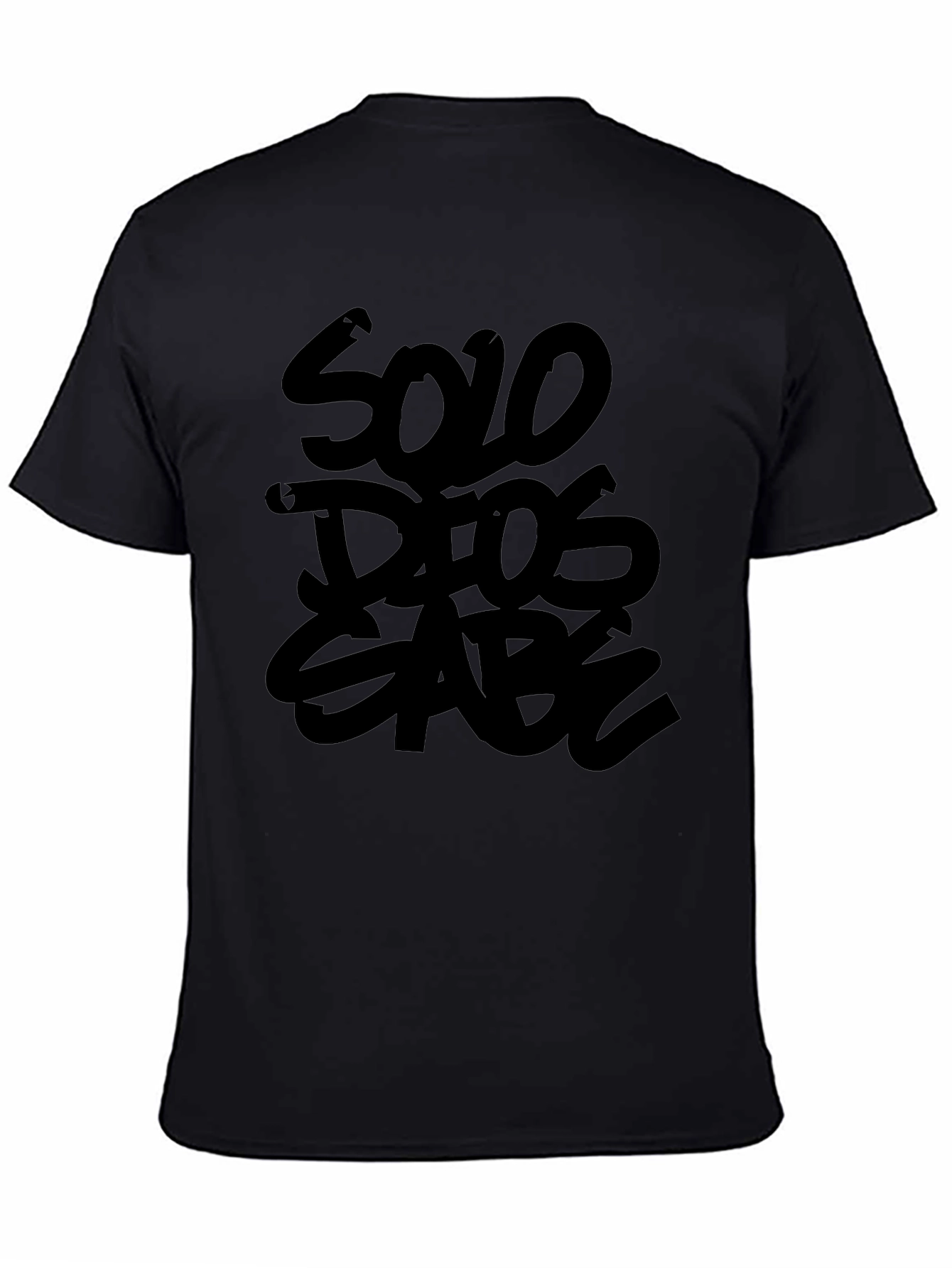 Solo Dios Sabe Graphic Black T-Shirt