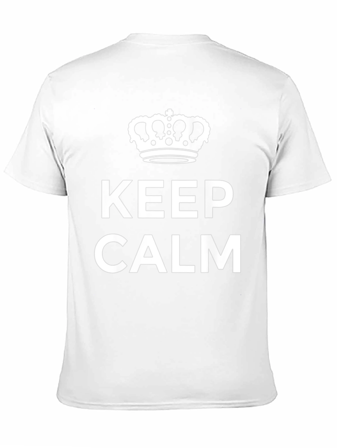 Keep Calm Crown Black Graphic Tee