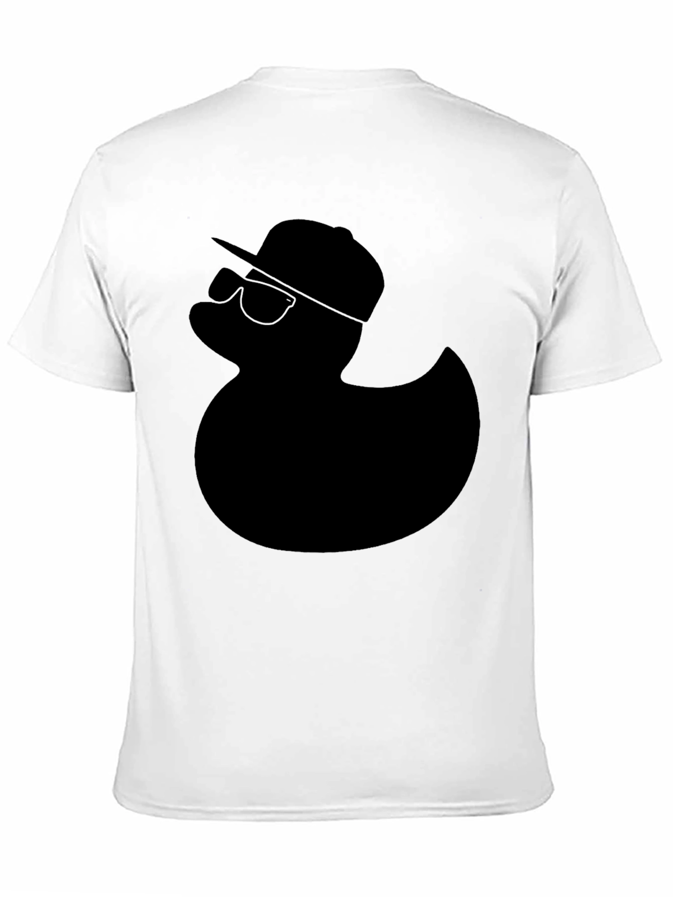 Cool Duck Graphic Tee - Black Cotton T-Shirt