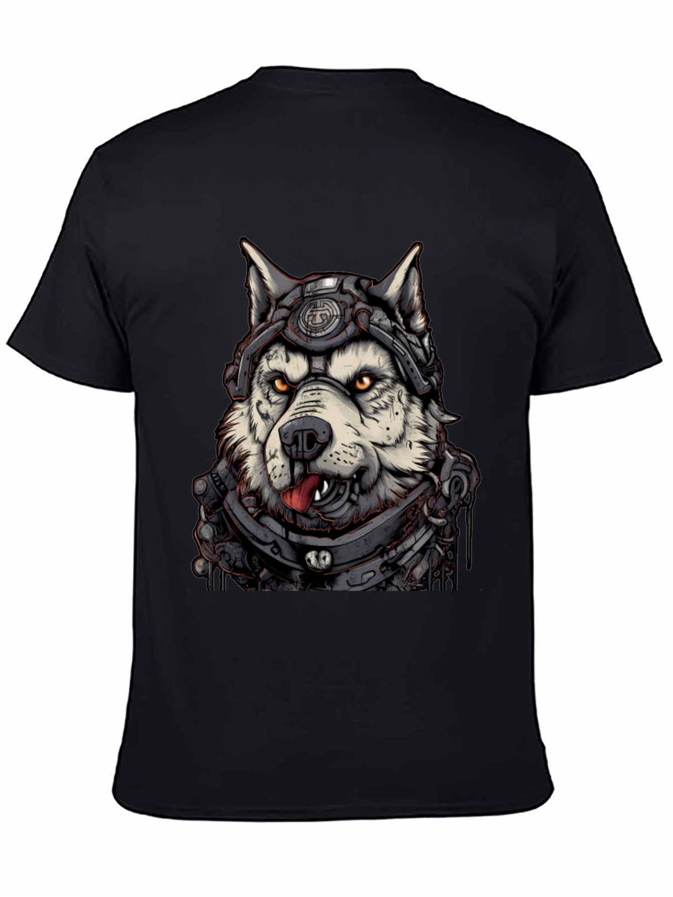 Cyberpunk Husky Graphic Tee