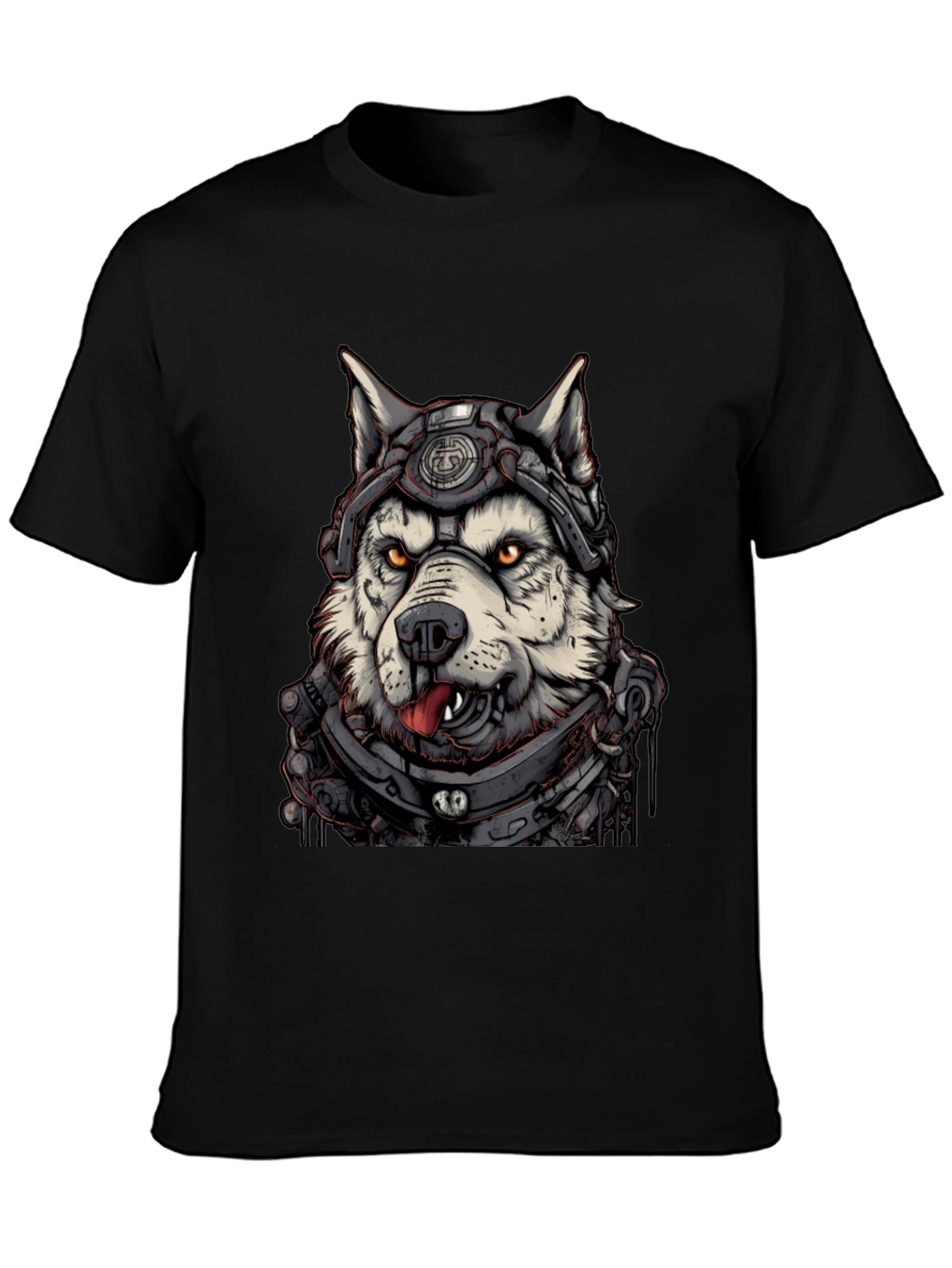 Cyberpunk Husky Graphic Tee