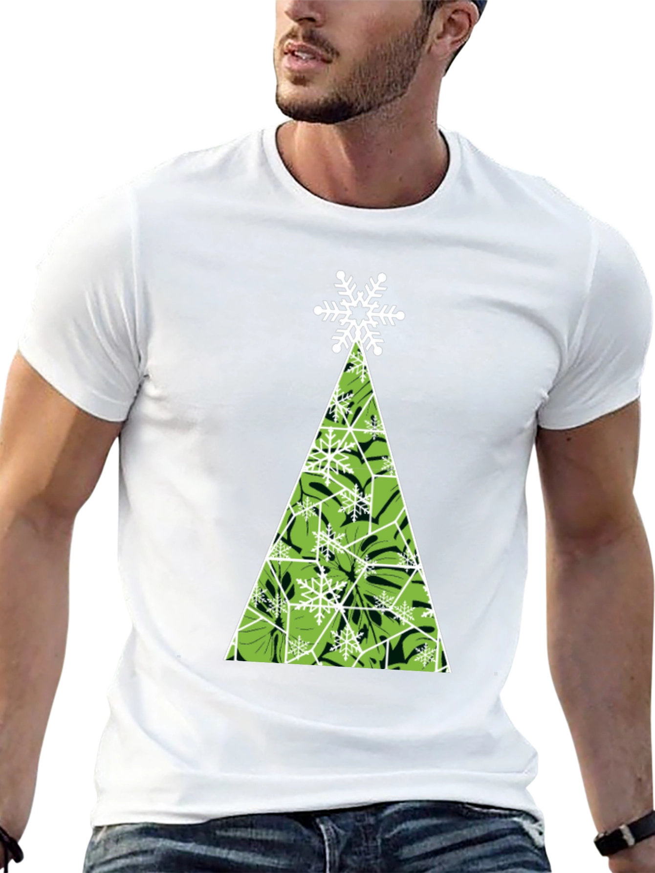 Holiday Tree Graphic Tee - Festive Style