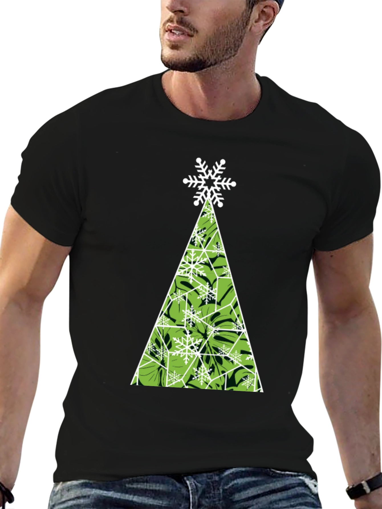 Holiday Tree Graphic Tee - Festive Style