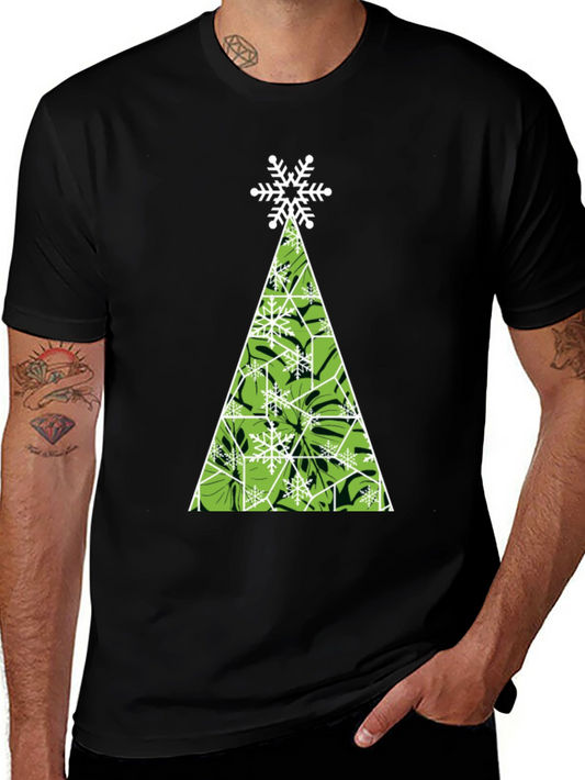 Holiday Tree Graphic Tee - Festive Style