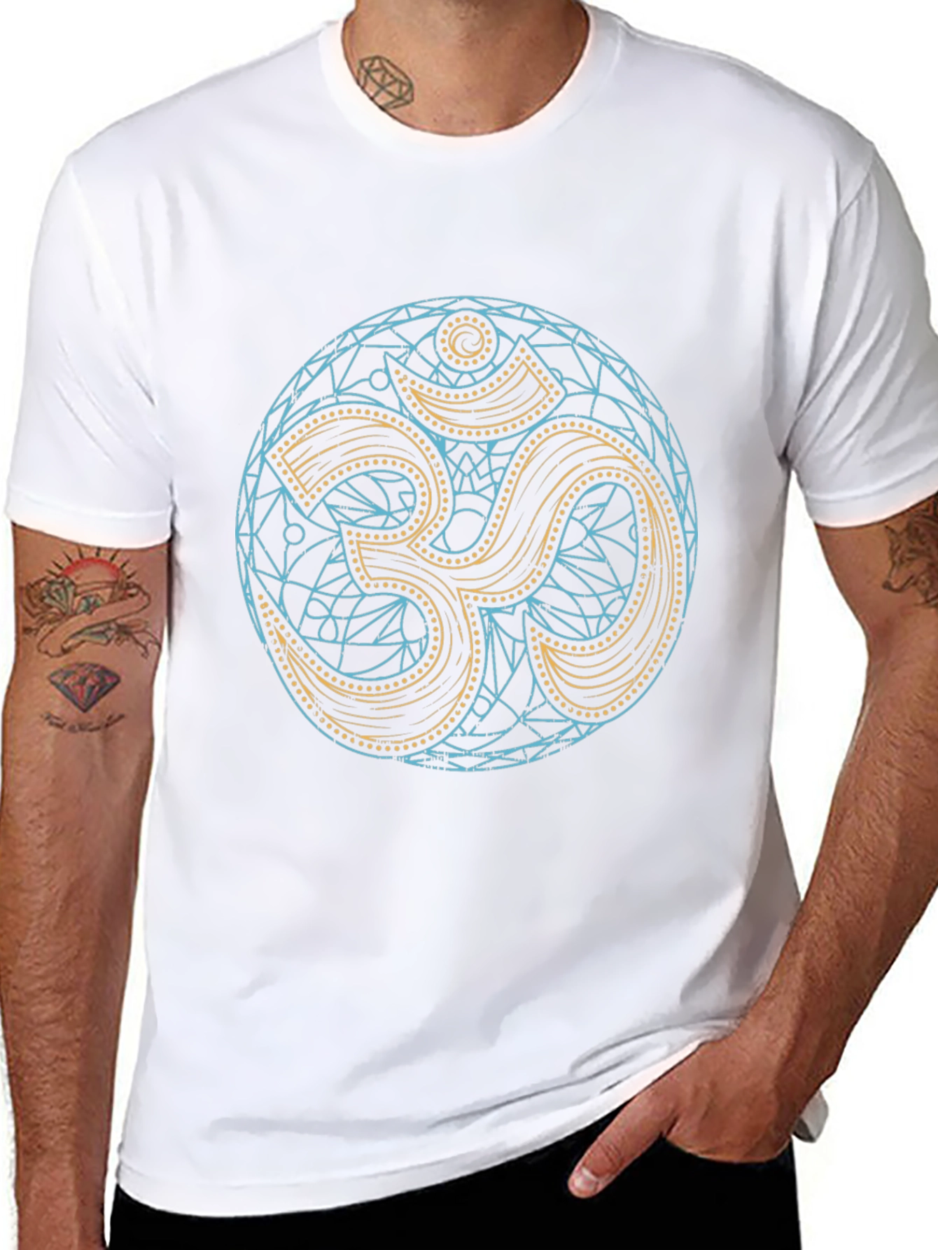 Om Symbol Graphic Tee - Spiritual Style