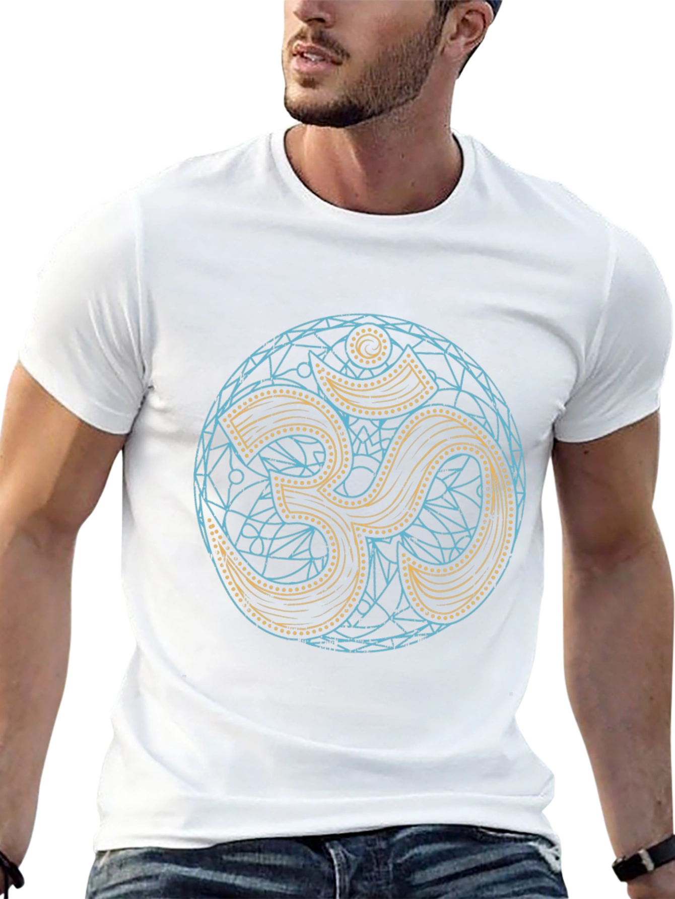 Om Symbol Graphic Tee - Spiritual Style