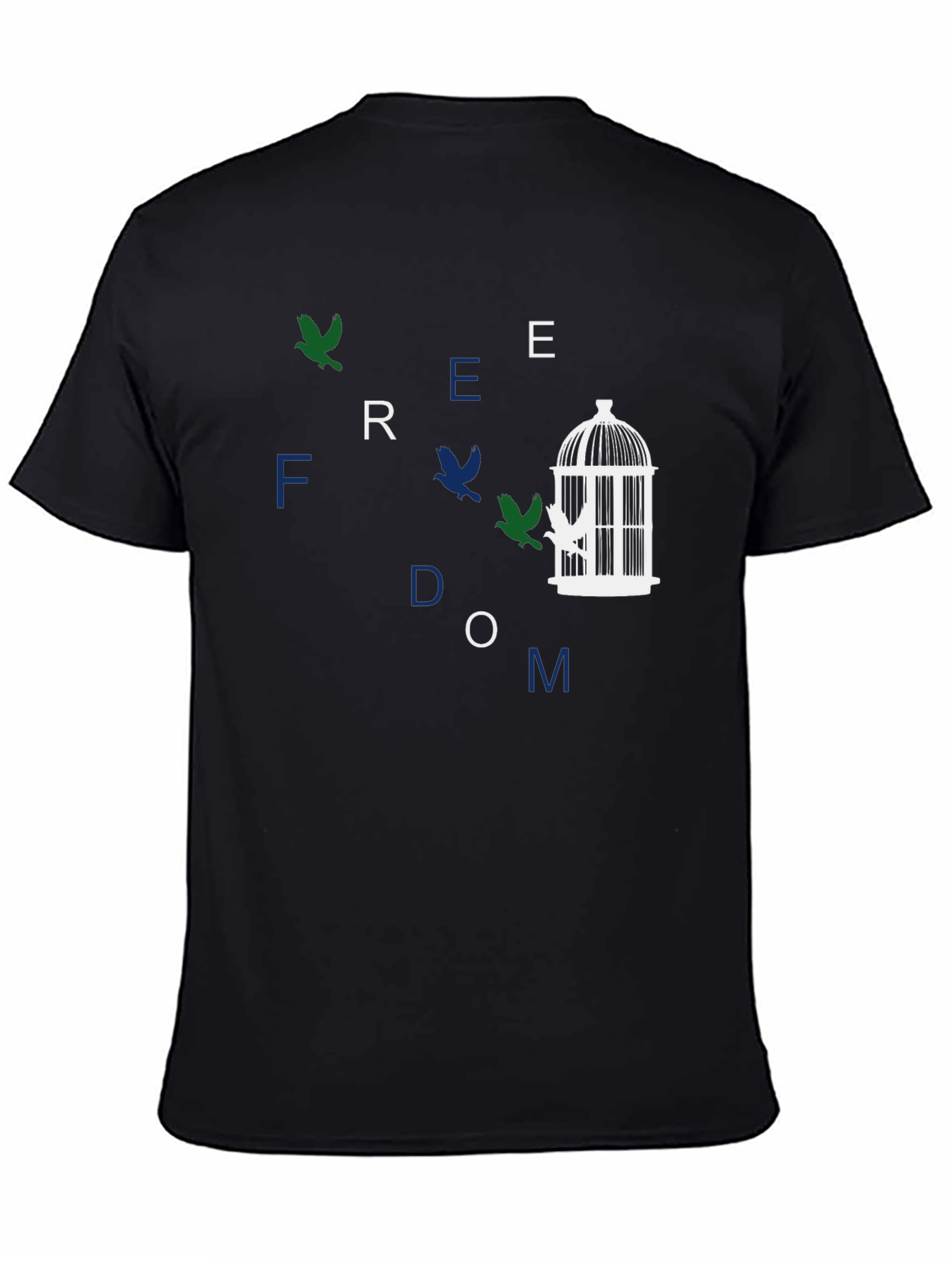 Freedom Graphic Tee - Birdcage & Flight