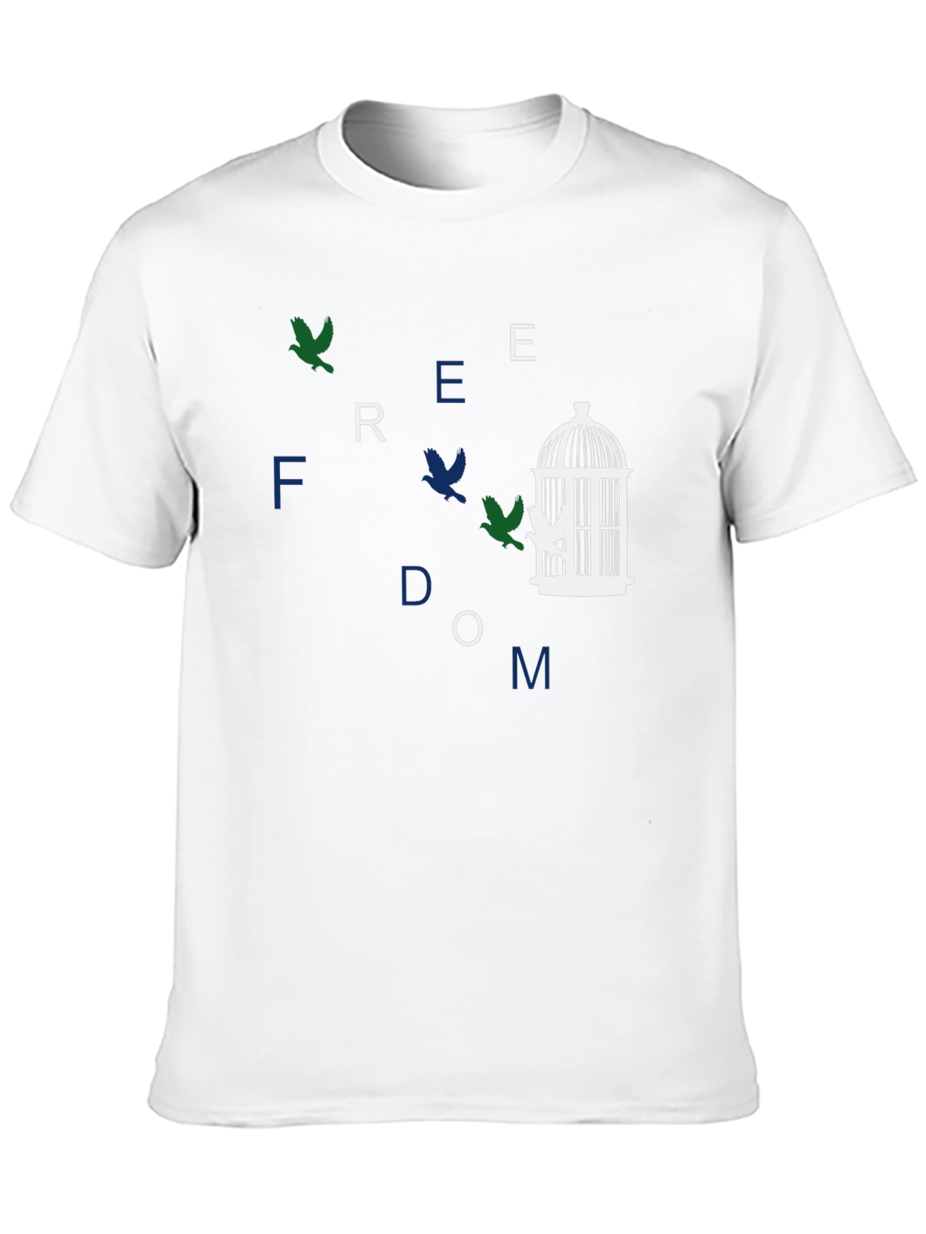 Freedom Graphic Tee - Birdcage & Flight