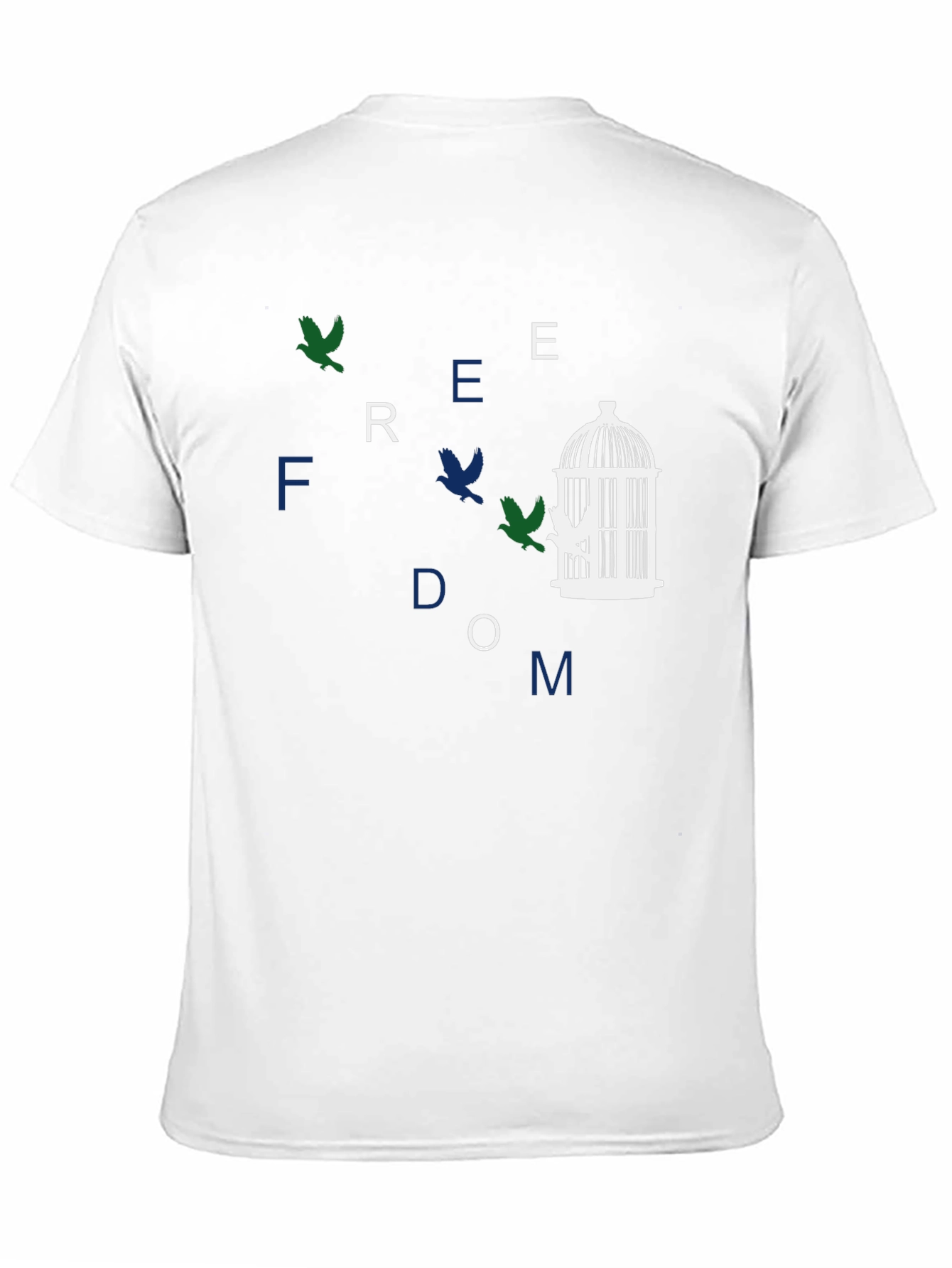 Freedom Graphic Tee - Birdcage & Flight