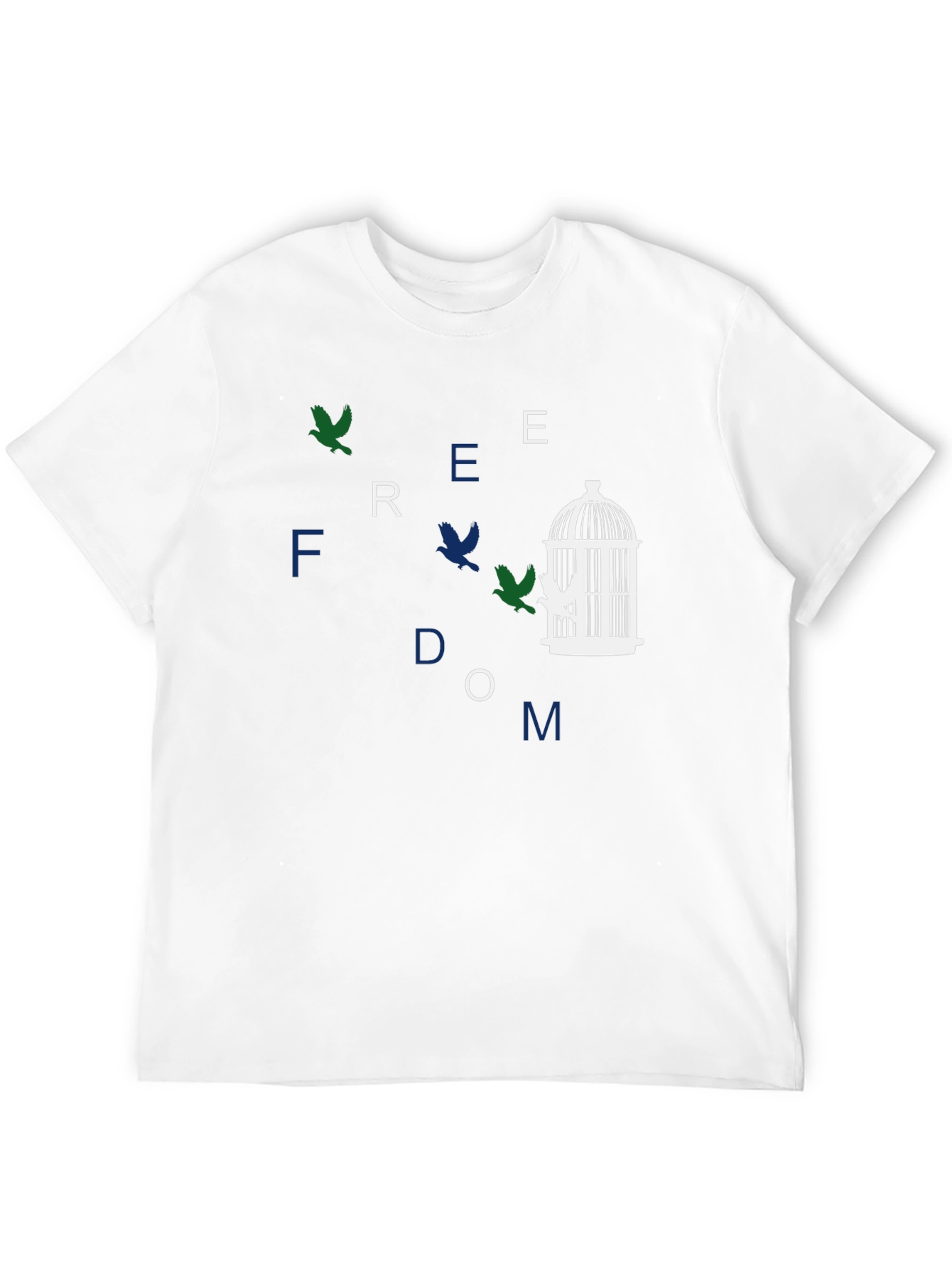 Freedom Graphic Tee - Birdcage & Flight