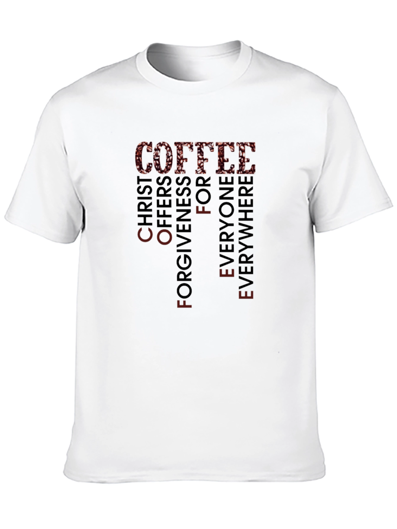 Coffee Christ Offers Forgiveness T-Shirt