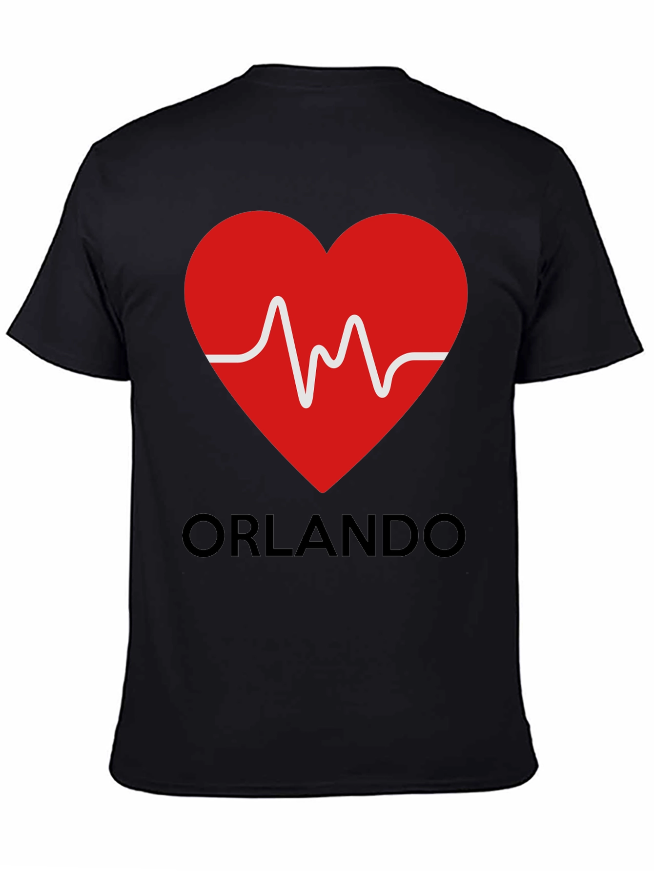 Orlando Heartbeat T-Shirt - Black