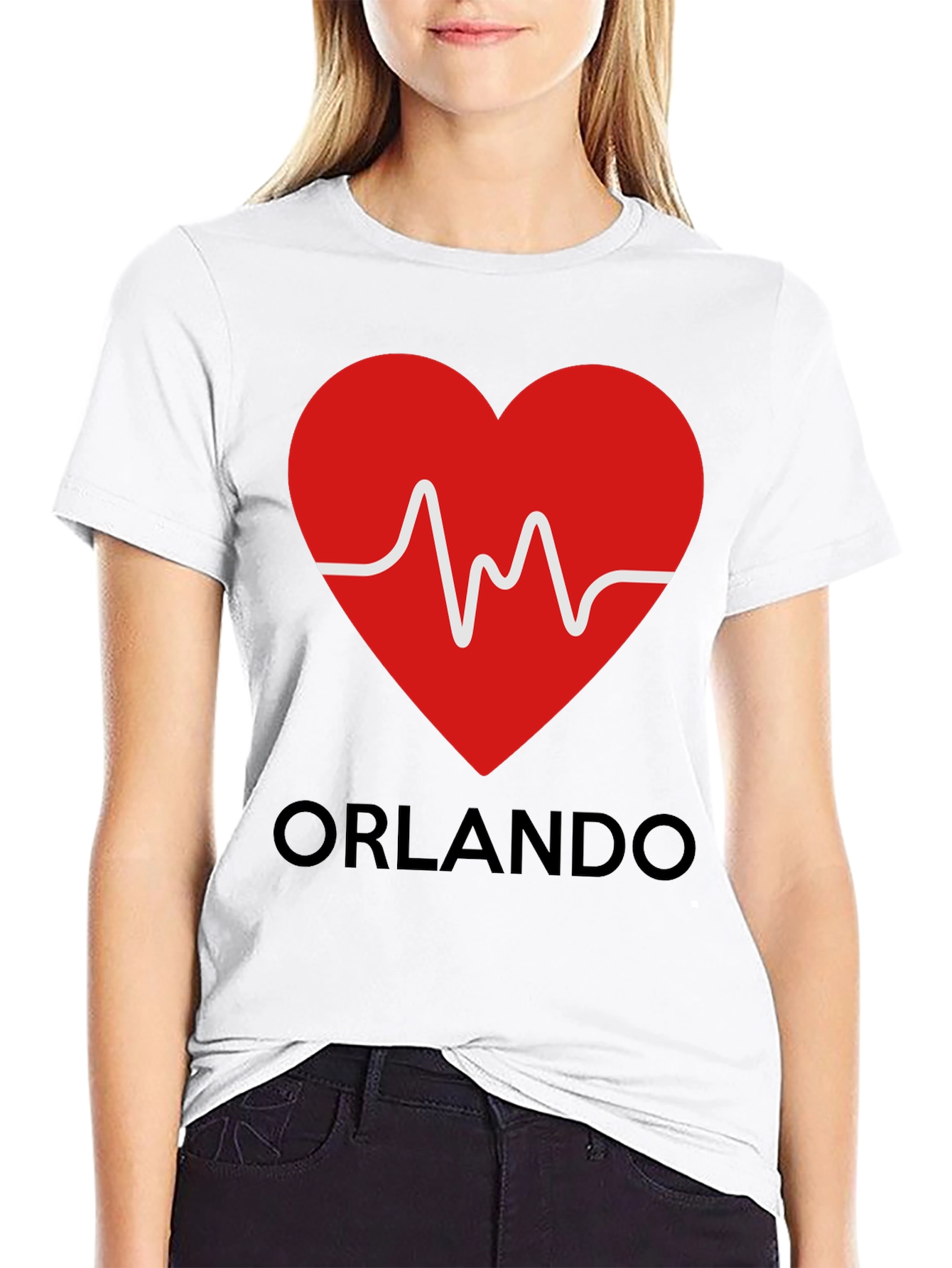 Orlando Heartbeat T-Shirt - Black