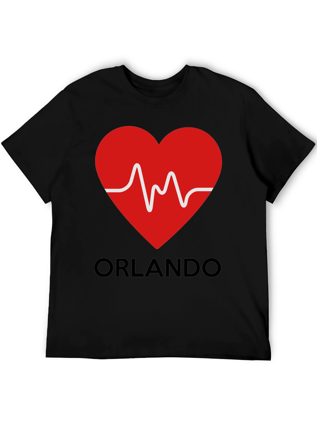 Orlando Heartbeat T-Shirt - Black