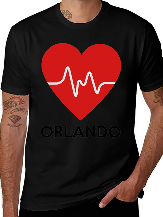Orlando Heartbeat T-Shirt - Black