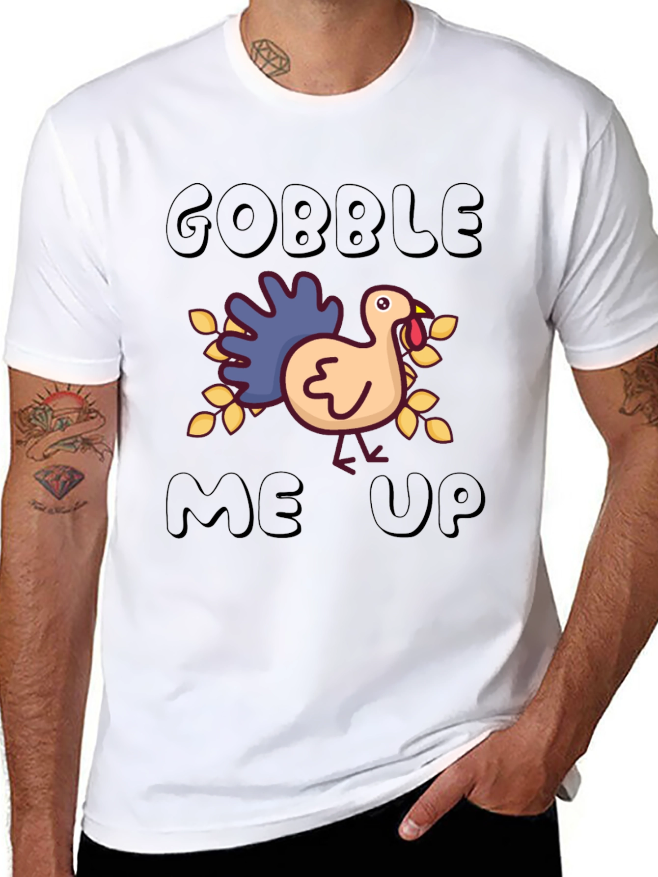 Gobble Me Up Turkey Thanksgiving T-Shirt