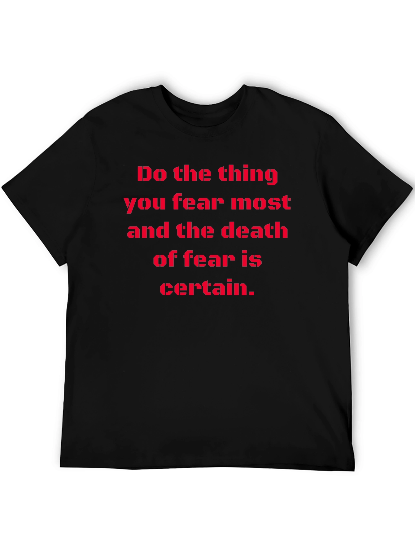 Fearless Statement Tee: Do the Thing Graphic T-Shirt