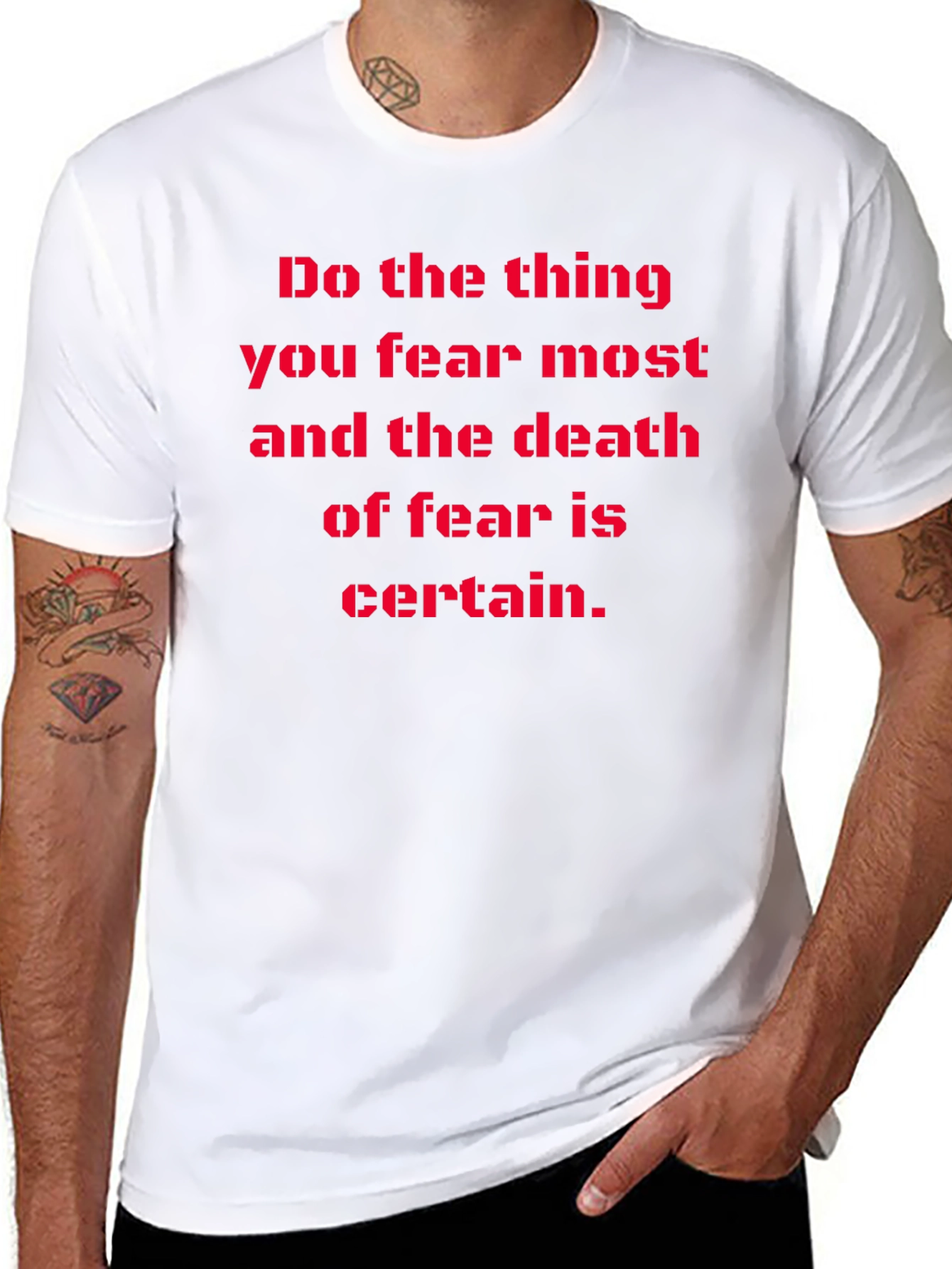 Fearless Statement Tee: Do the Thing Graphic T-Shirt