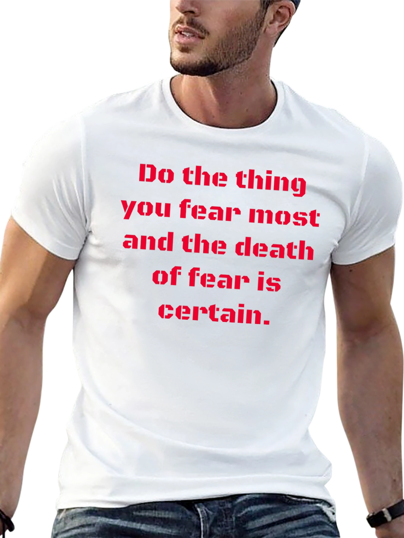 Fearless Statement Tee: Do the Thing Graphic T-Shirt