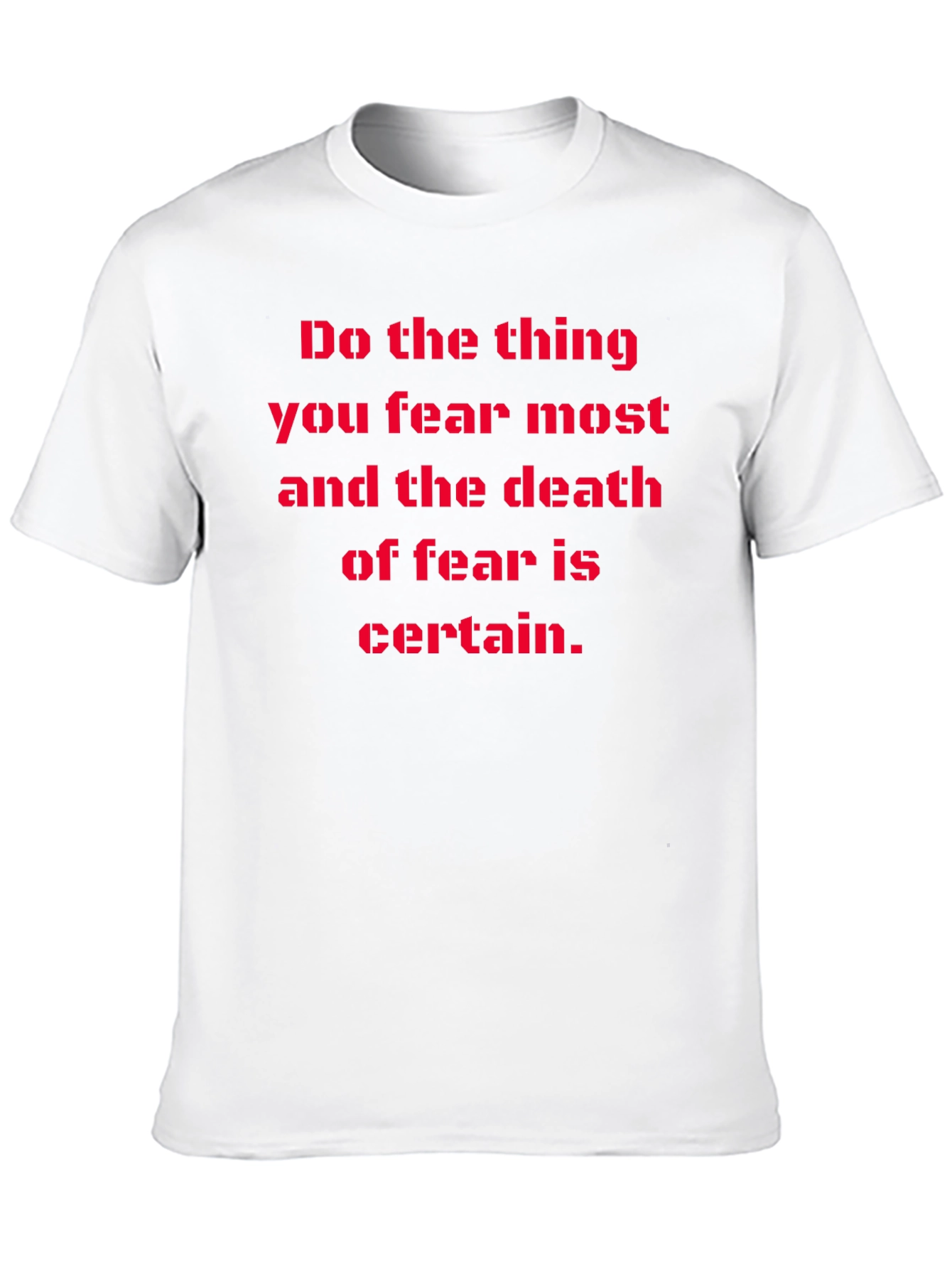 Fearless Statement Tee: Do the Thing Graphic T-Shirt