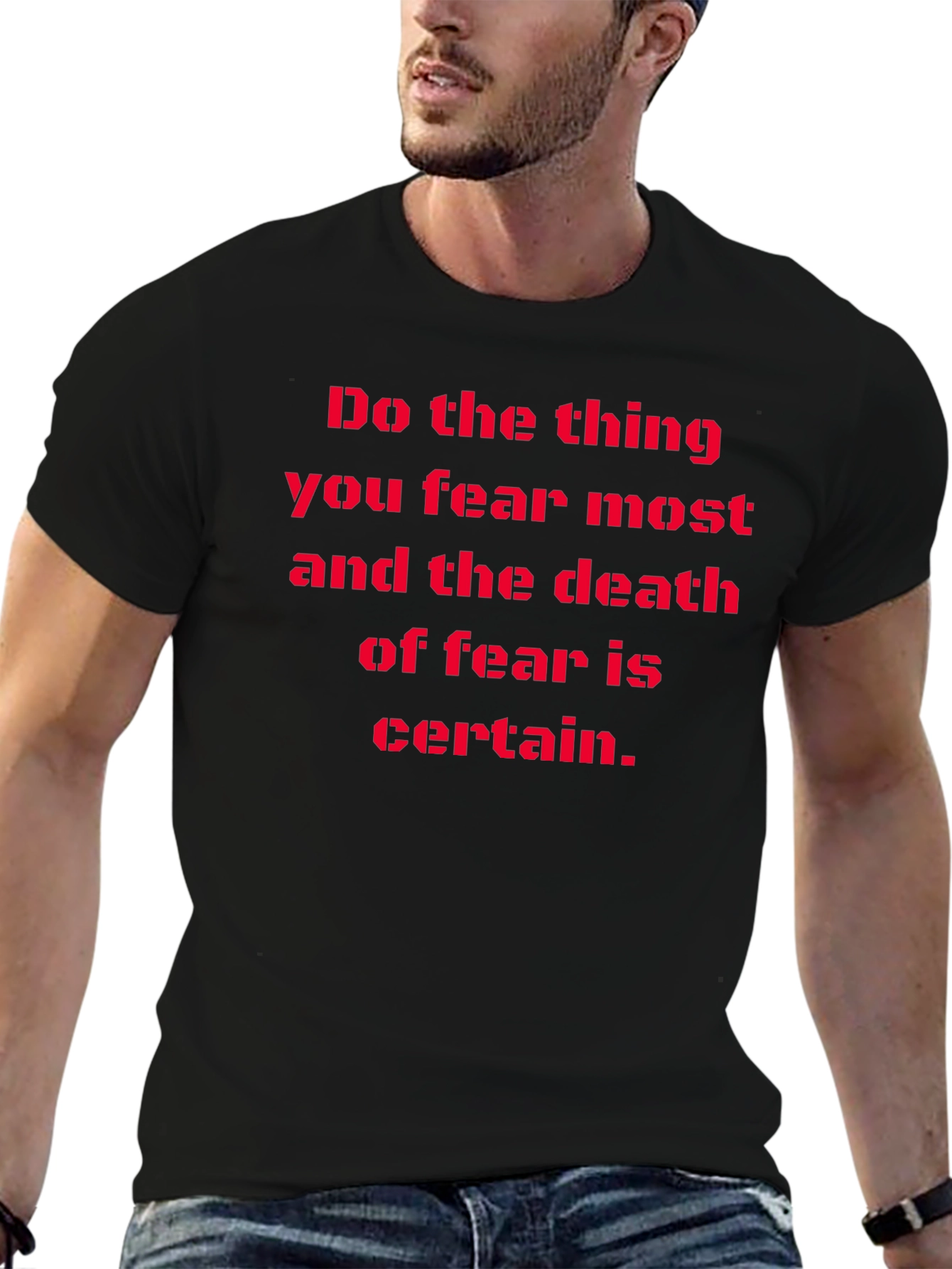 Fearless Statement Tee: Do the Thing Graphic T-Shirt