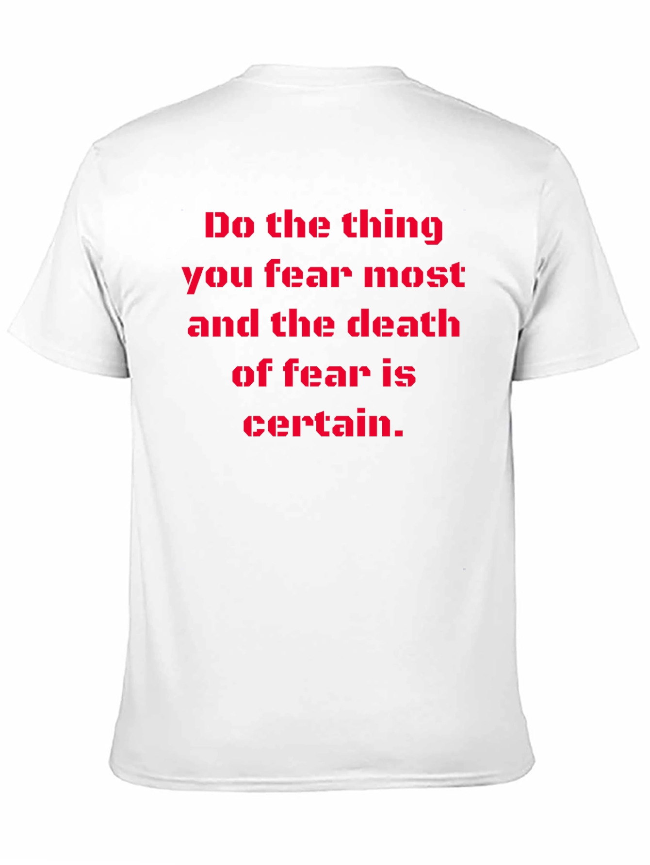 Fearless Statement Tee: Do the Thing Graphic T-Shirt