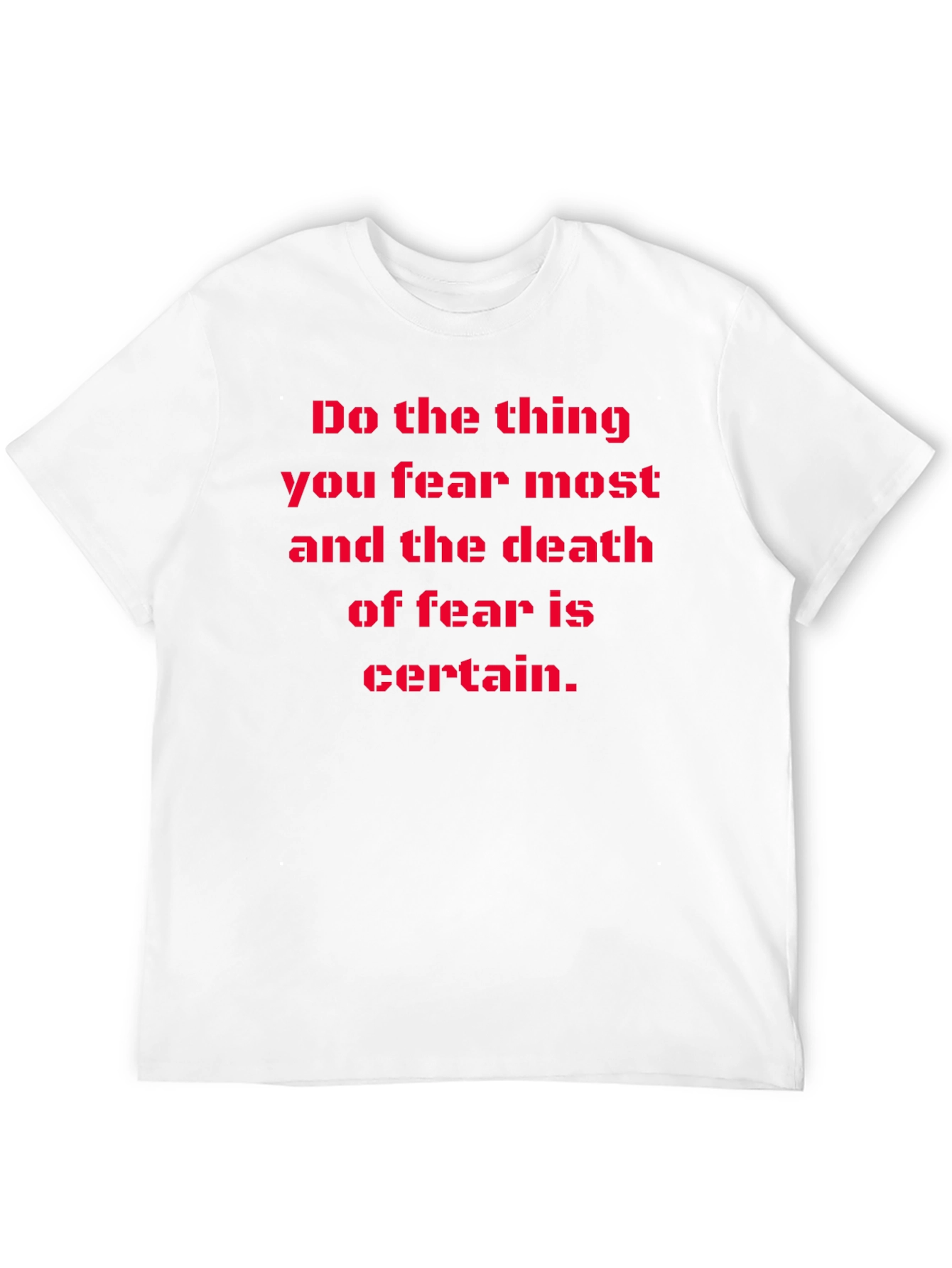 Fearless Statement Tee: Do the Thing Graphic T-Shirt