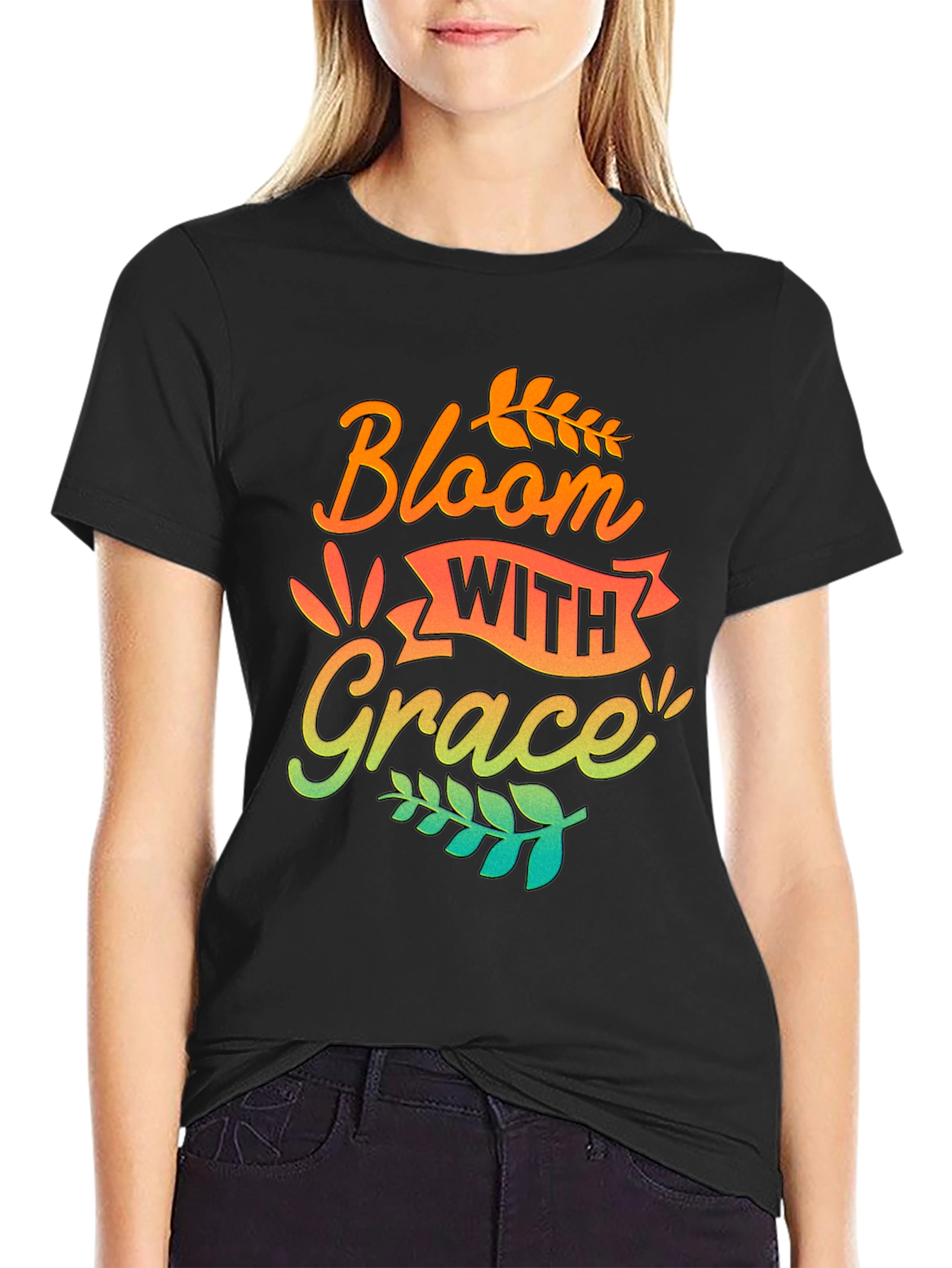 Bloom With Grace Graphic Tee