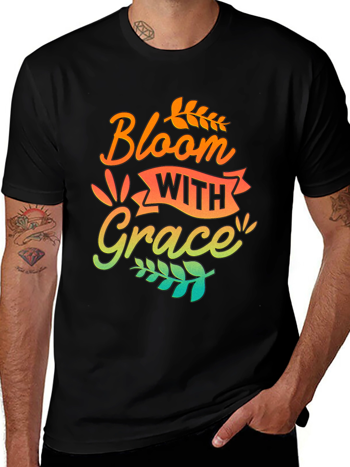 Bloom With Grace Graphic Tee