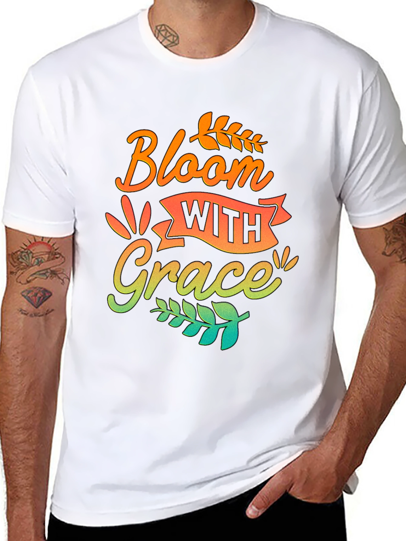 Bloom With Grace Graphic Tee